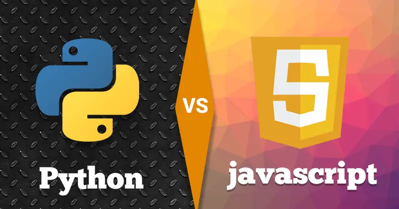 JavaScript vs python real-world application difference