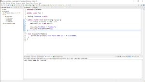 Cannot make a static reference to the non-static method or fields ...