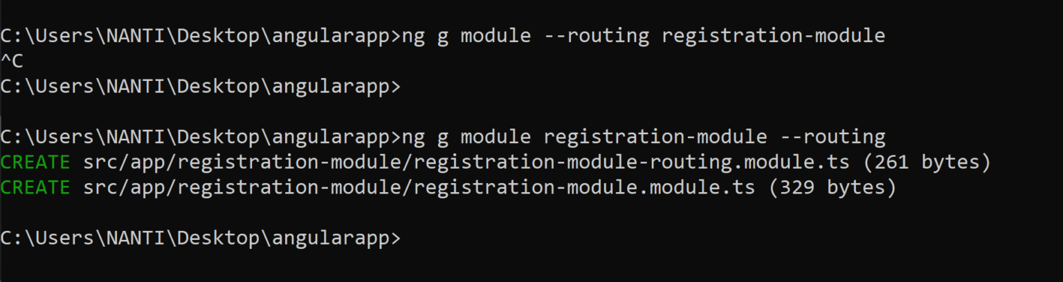 Angular Generate Component In Subfolder Or Subdirectory Example 
