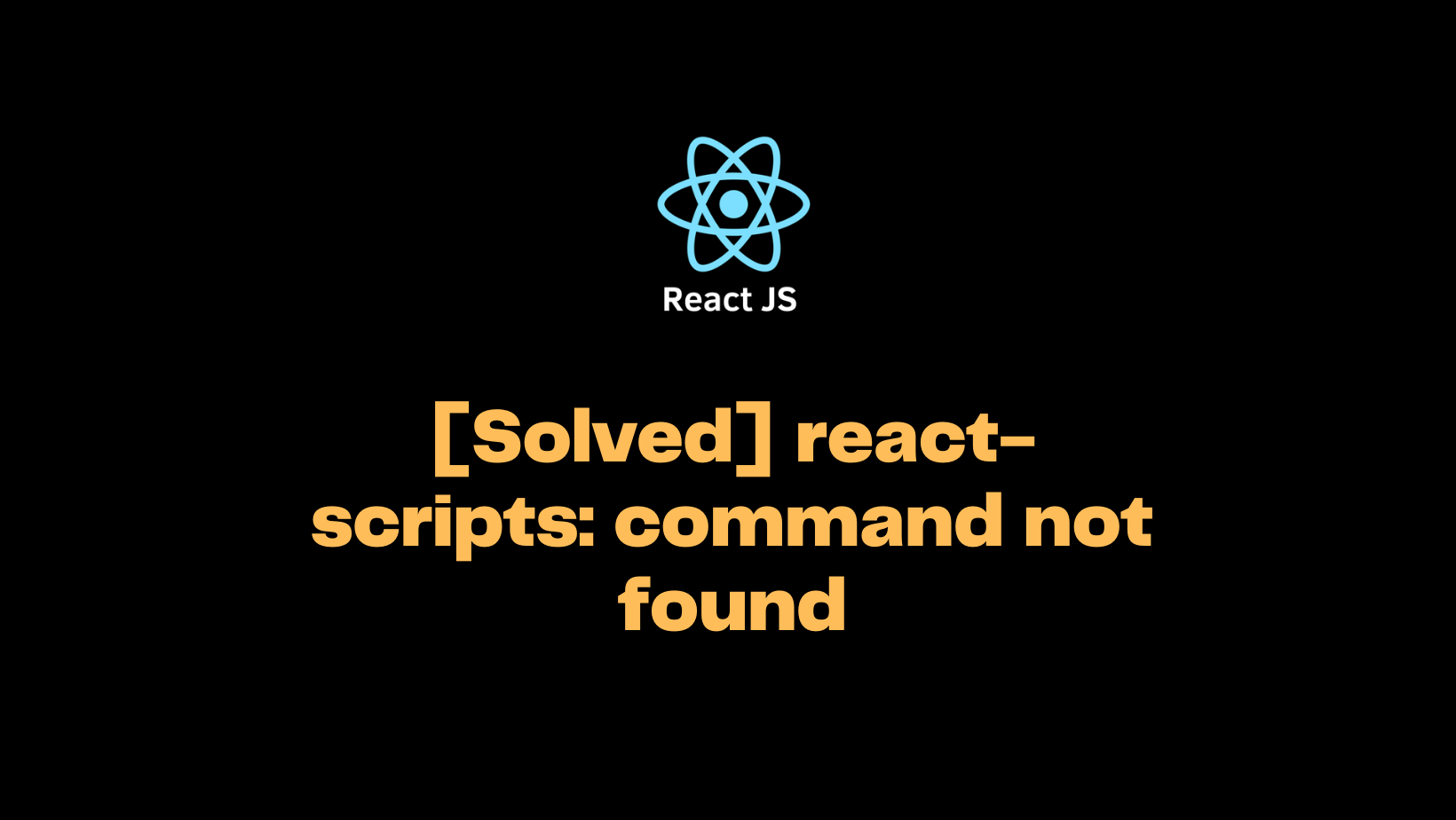 react-scripts: command not found